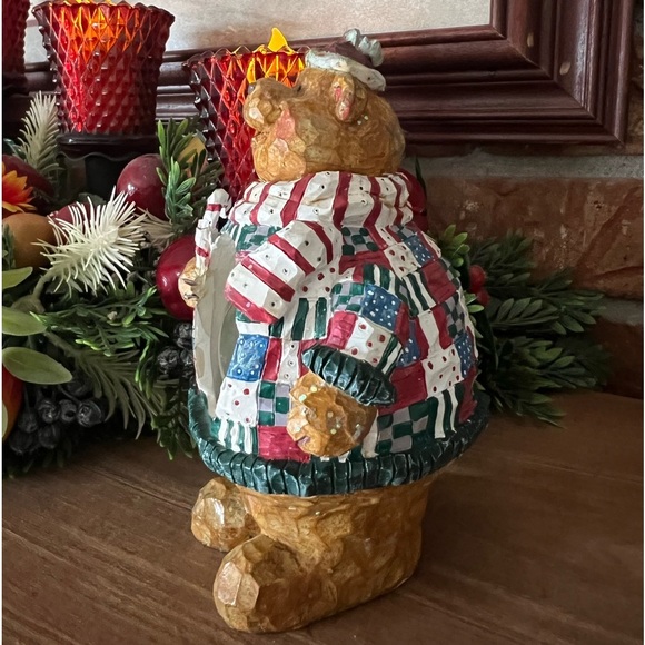 Rare Vintage 1987 Old
Fashioned Christmas Teddy Bear Snow Globe - Picture 5 of 7